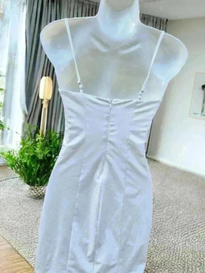 Robe sexy courte blanche 🌹 S🌹 - photo numéro 3
