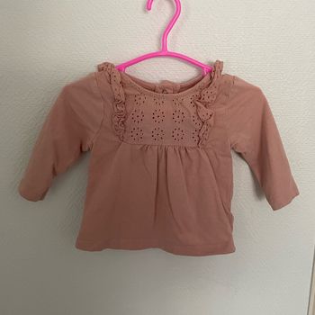 T shirt 3 mois rose