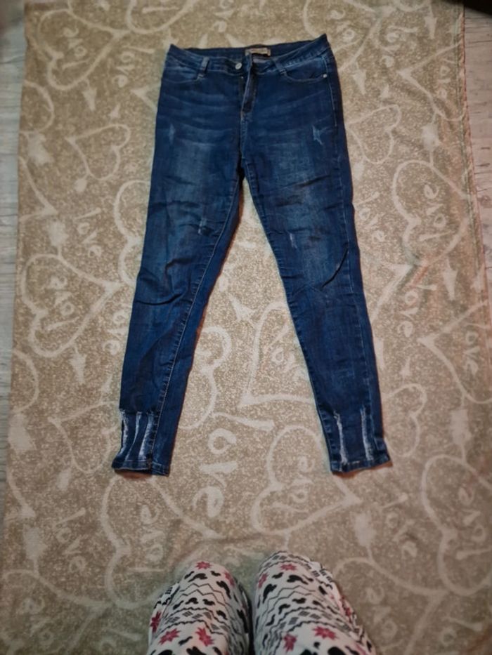 Jean effet destroy