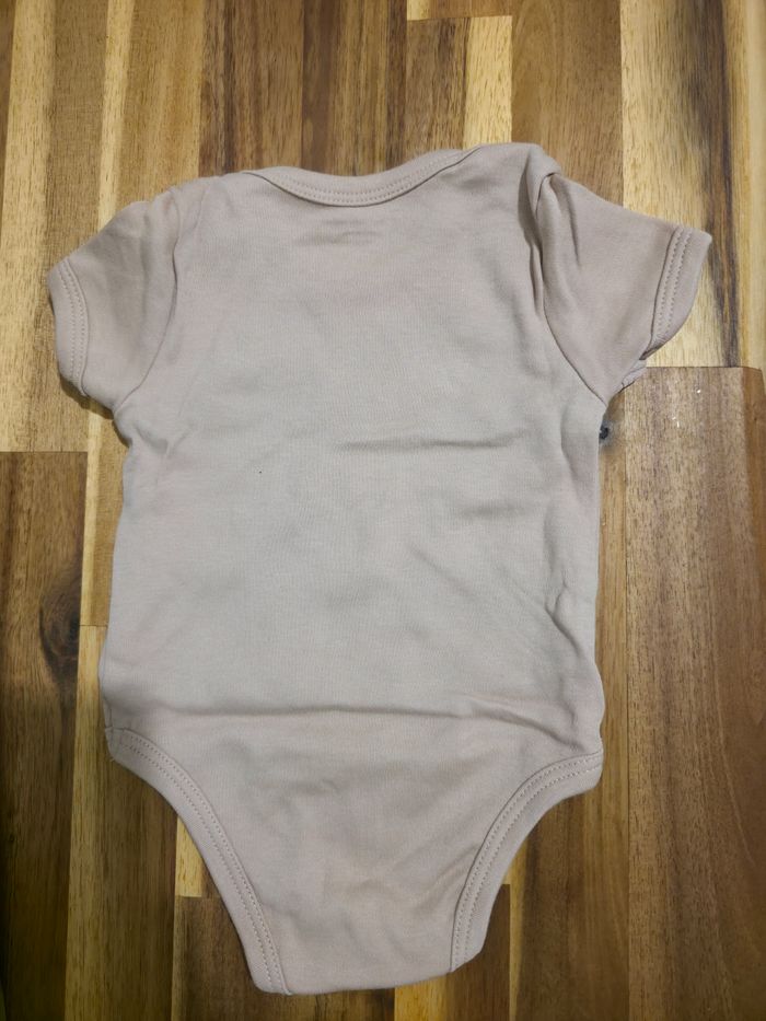 Bodies manches courtes 3 mois beige - photo numéro 3