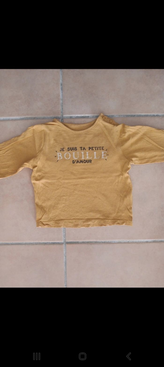 Lot tee-shirts 9 mois - photo numéro 3