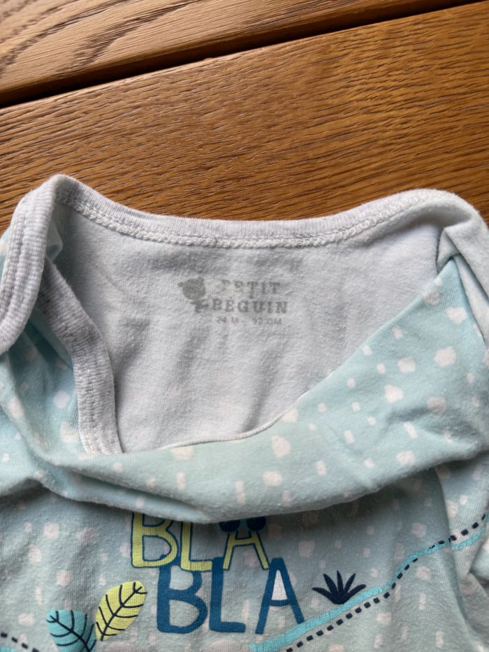 Body manches courtes garçon – Petit Béguin 👕 Taille : 2 ans Très bon état - photo numéro 3