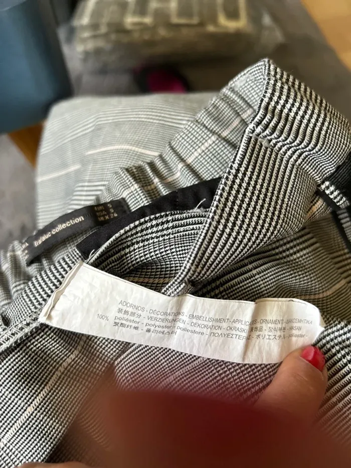 Pantalon carreaux Zara - photo numéro 7