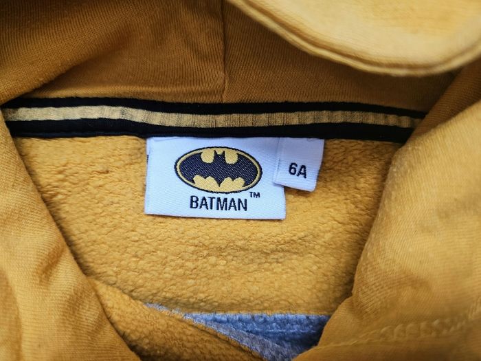 Sweat à capuche noir et jaune Batman 6 ans - photo numéro 9