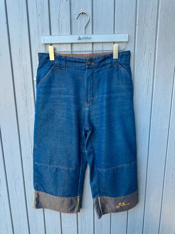 Bermuda bleu à poches tailles haute Roxy 38/M