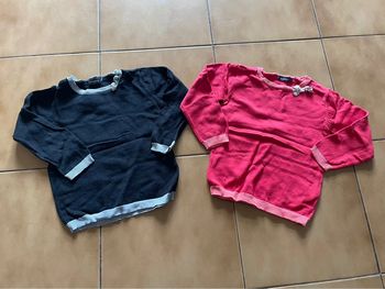 Lot 2 pulls fille 3 ans