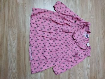 Robe POCO PIANO 4 ans rose et fleuri