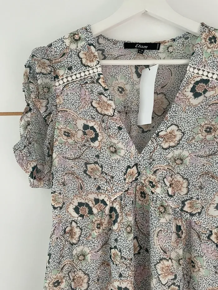 Robe fleurie XS Etam - photo numéro 3