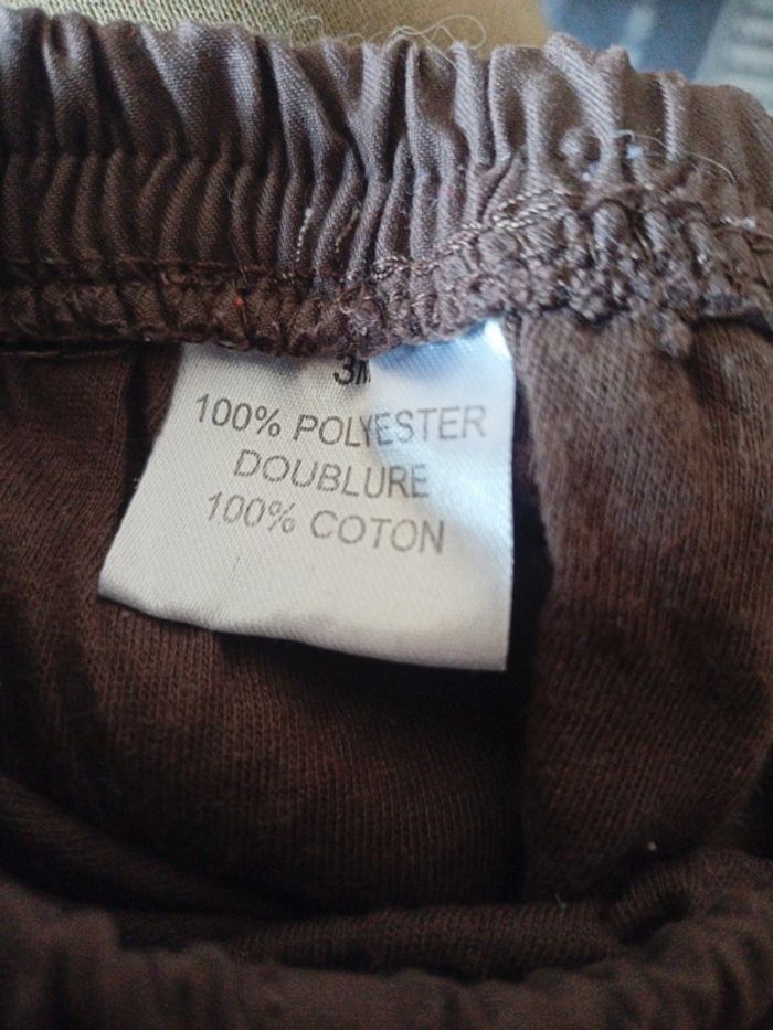 Pantalon en toile 3 mois - photo numéro 4
