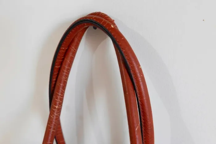 Sac Aldo Cuir marron ( Quelques défauts d'usure) - photo numéro 3