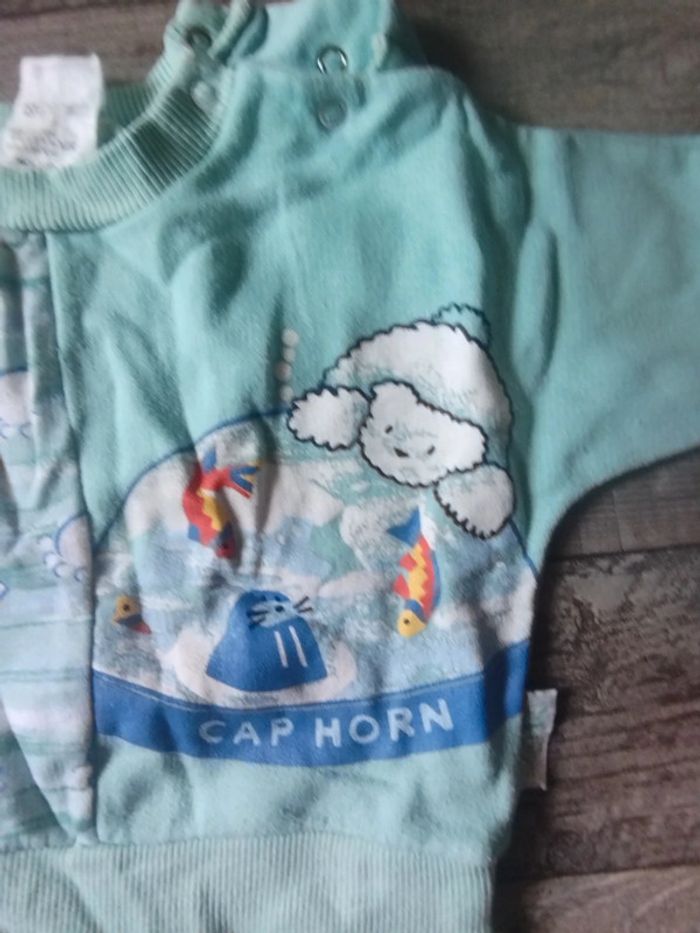 Pull 3 mois vintage mixte - photo numéro 2