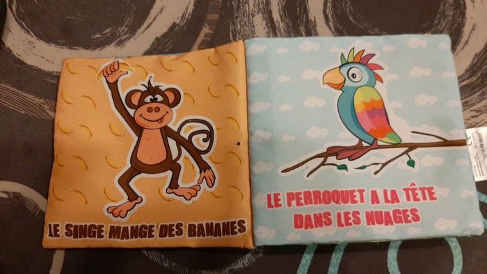Livre d eveil en tissu/mousse - photo numéro 2