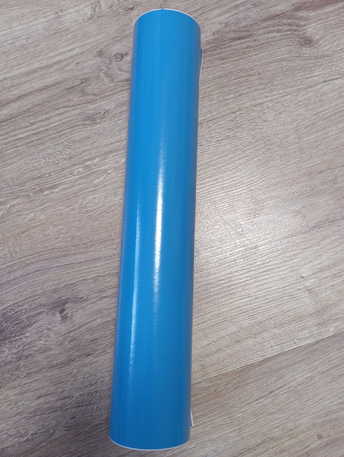 Vynile permanent bleu brillant