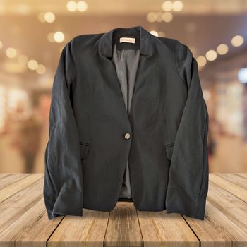 Blazer / Veste de Tailleur Noire - Camaïeu