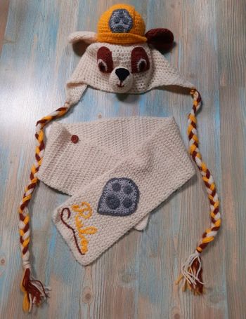 Ensemble bonnet écharpe pat patrouille