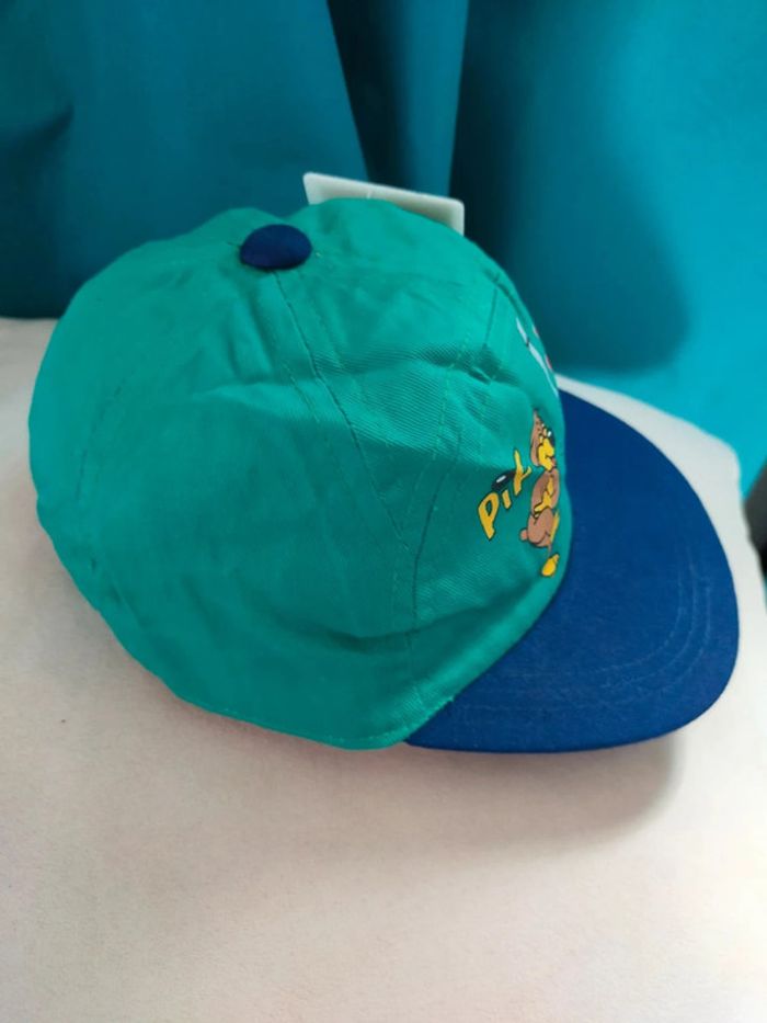 Casquette verte vintage – Pif & Hercule – Taille 49 cm - photo numéro 2