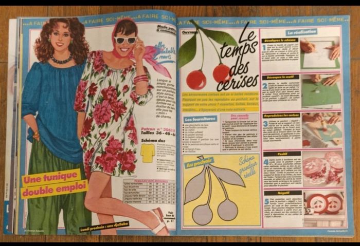 Ancien magazine Femme actuelle 1985 N°41 vintage - photo numéro 4