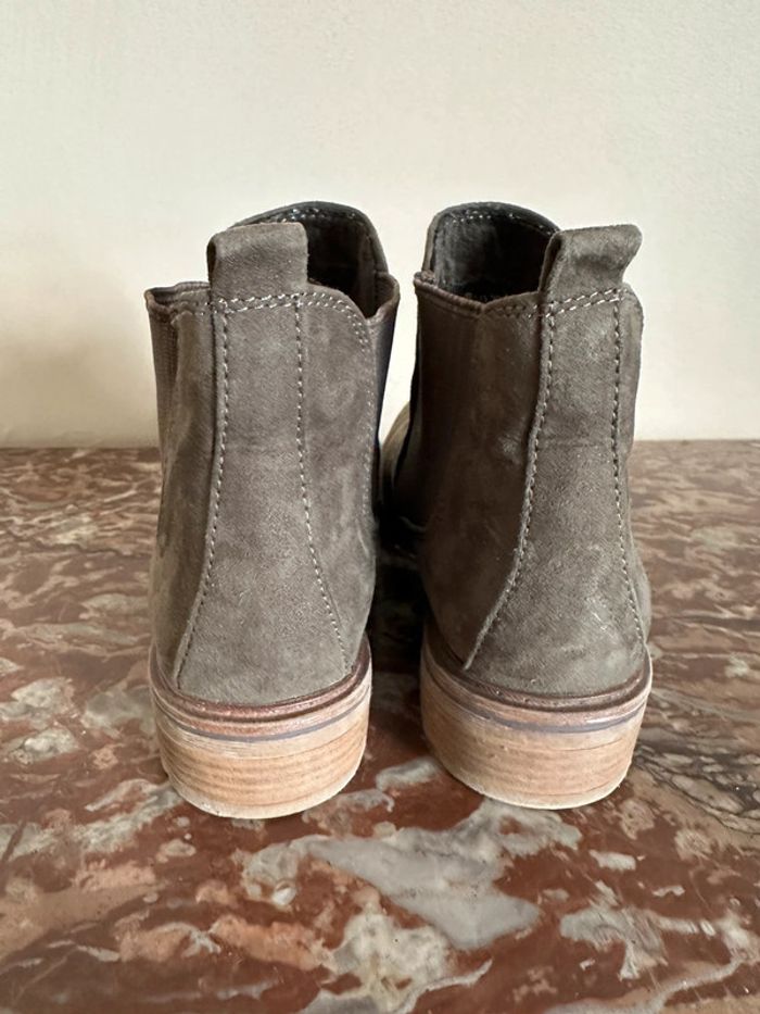 Bottines en daim vert 38 Marco Tozzi - photo numéro 3