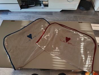 Lot de 2 housses pour tapis à langer 