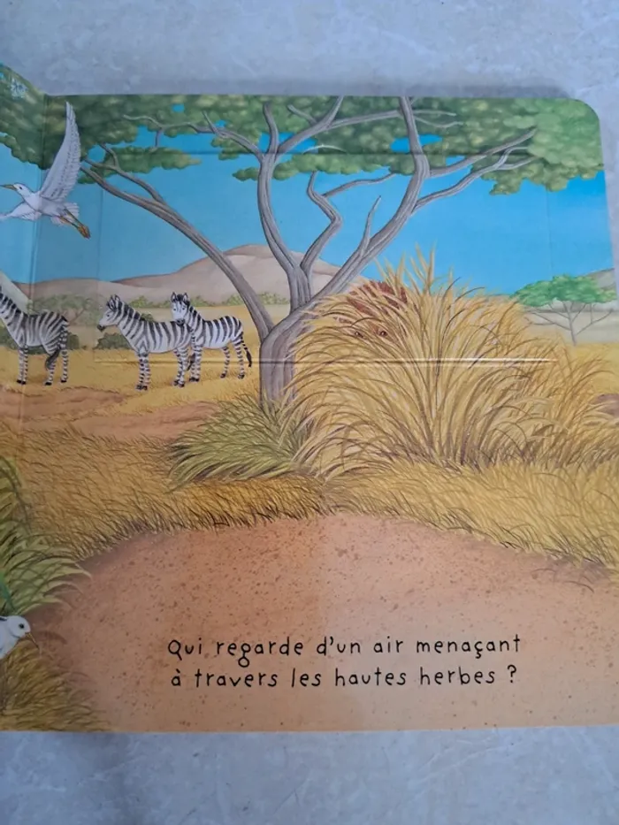 Livre cartonné les animaux sauvages en TBE - photo numéro 2