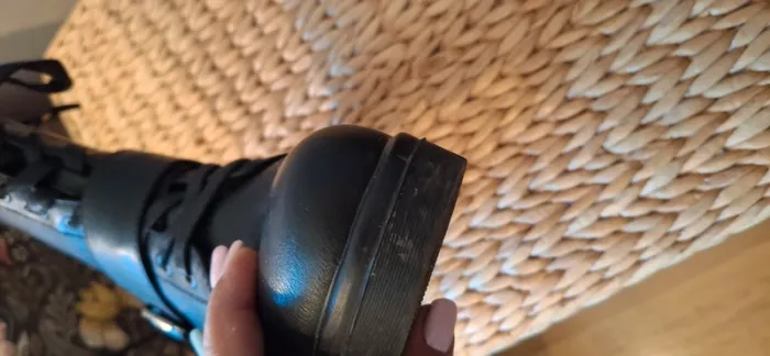 Botines cuir noir a lacets et fermeture éclair cimarron - photo numéro 8