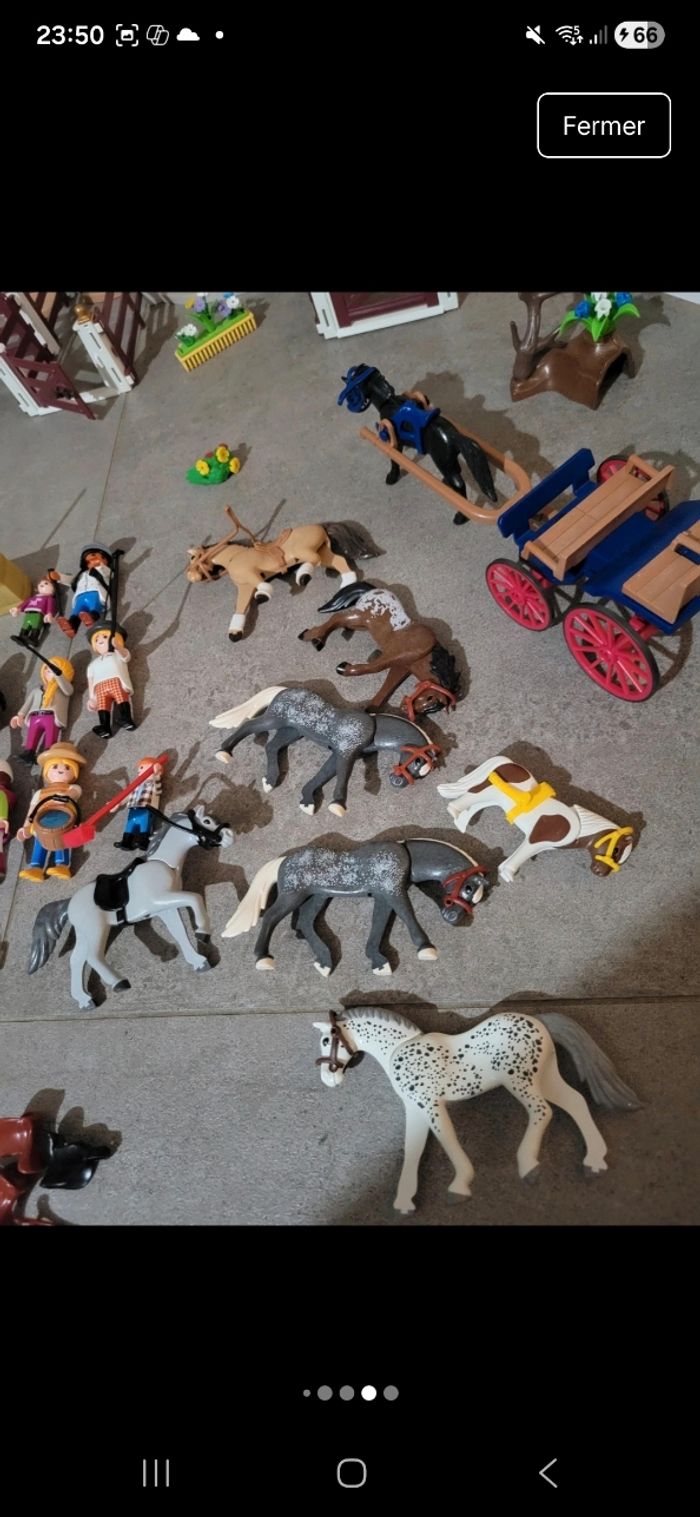 Ranch + calèche Playmobil - photo numéro 8