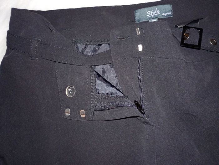 Pantalon fluide jambes évasées - photo numéro 8