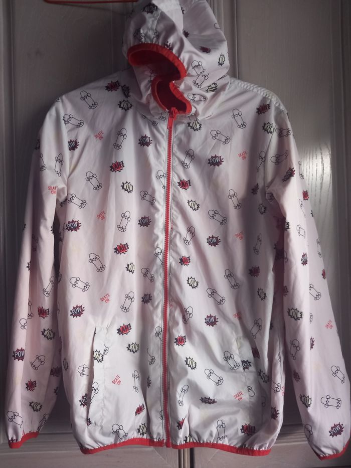 Veste coupe vent réversible 14 ans