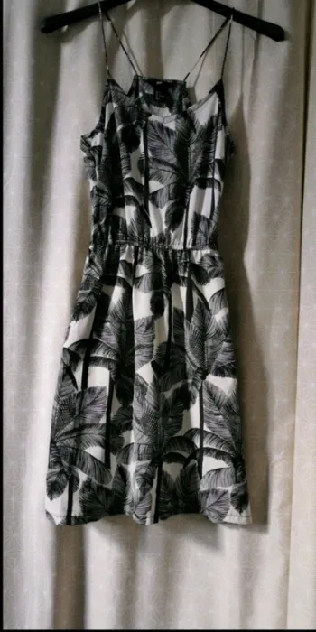 Robe feuillage h&m