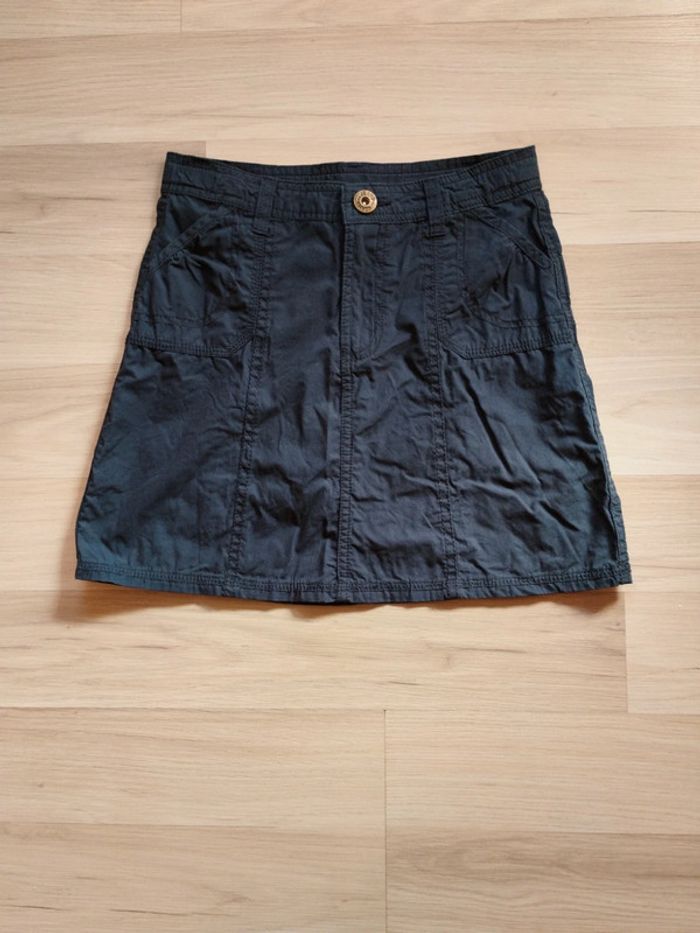 Jupe bleu marine ceinture réglable