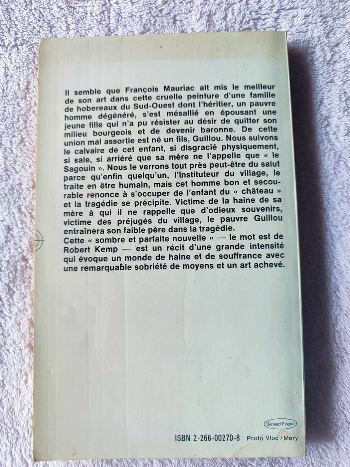 Le sagouin de François Mauriac - photo numéro 2