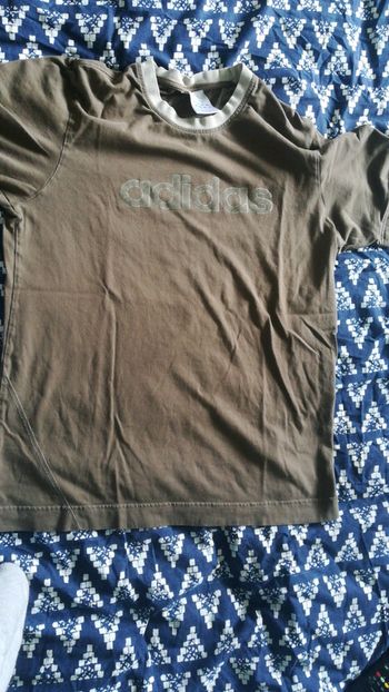 T shirt marron Adidas