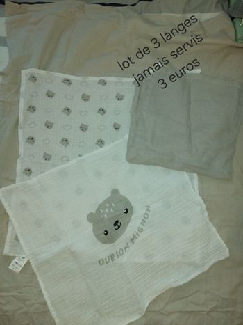 Lot de lange pour bébé