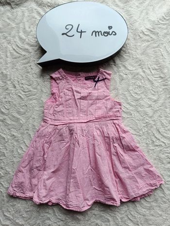 Robe Fille 24 mois Sergent major 100% coton Ilaetitia