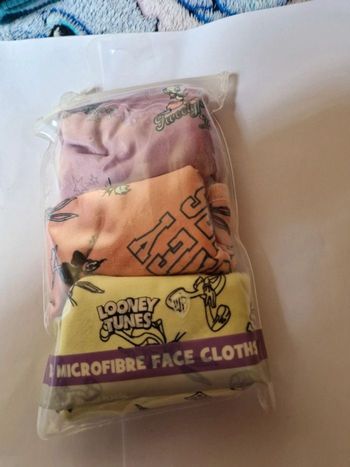 Lot de lingettes microfibre Looney tunes
