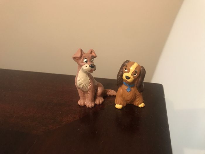 Figurine belle et le clochard disney bullyland