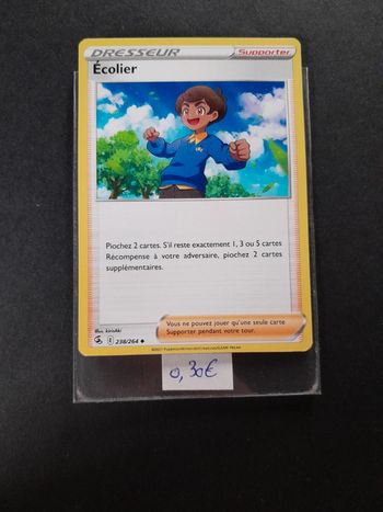 Carte Pokémon Ecolier 238/264