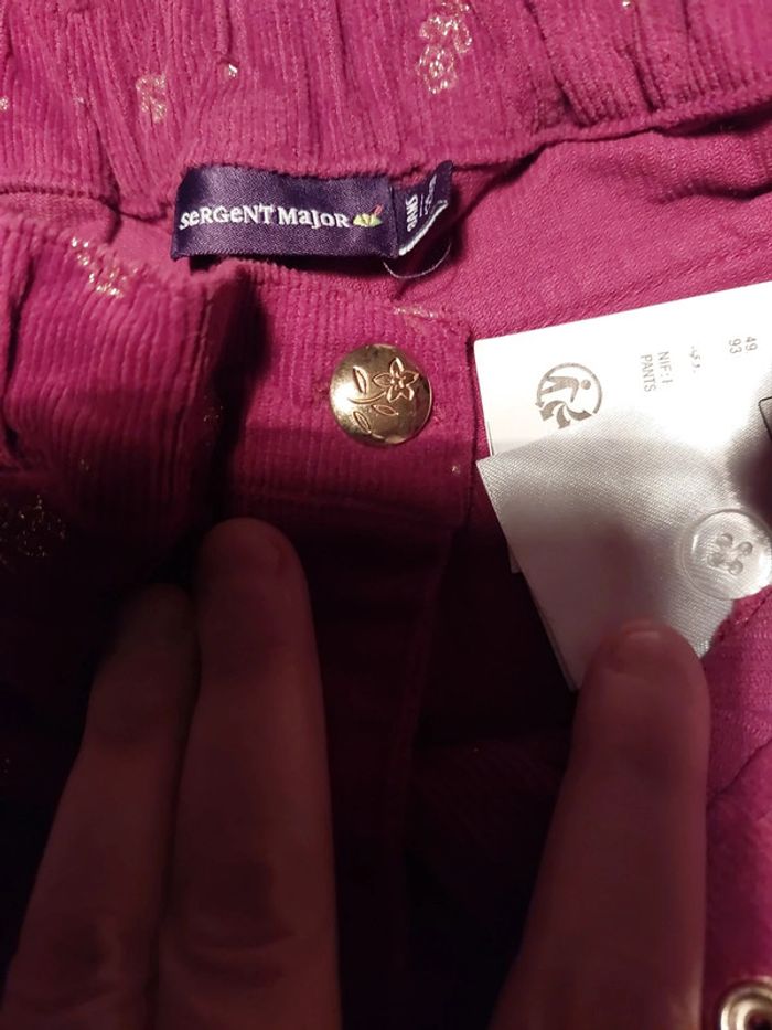 Pantalon velours Sergent Major 8A neuf - photo numéro 7