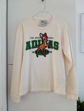 T shirt manches longues Adidas x Disney Bambi taille Xs