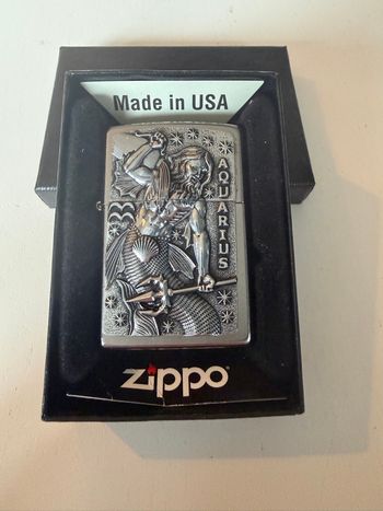 Zippo signe astro : verseau 
