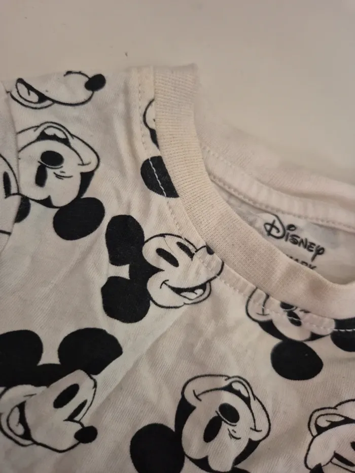 T-shirt à manches longues mickey 6 mois - photo numéro 6
