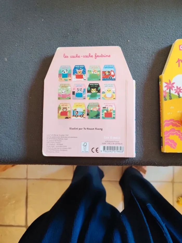 Lot de 2 livres en feutrine - photo numéro 3