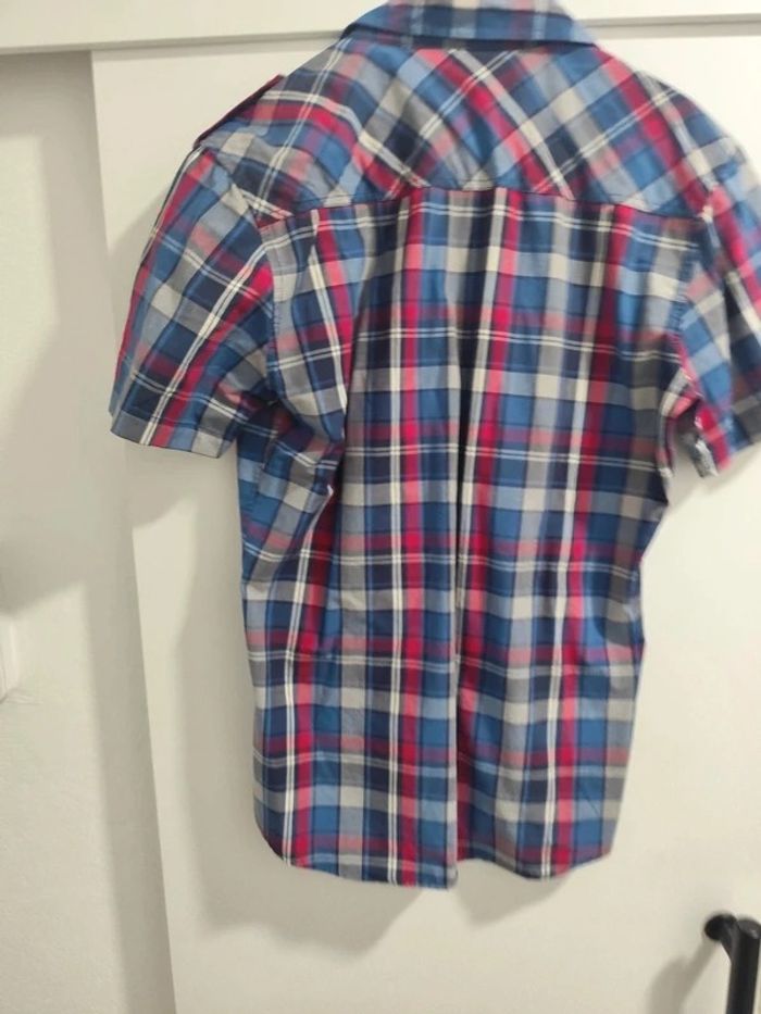 T-shirt à carreaux taille S - photo numéro 2