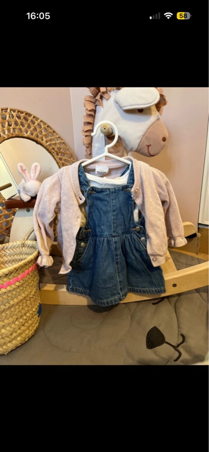 Ensemble vert baudet /tape à l’œil 3 mois