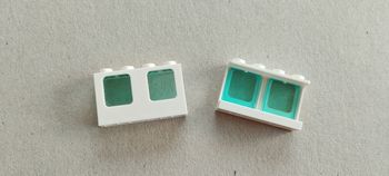 Lot de petites fenêtres lego 