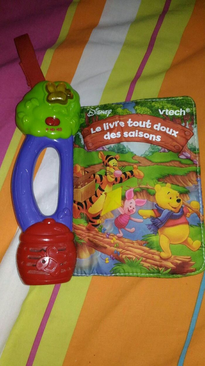 Le livre tout doux des saisons disney vtech - photo numéro 1
