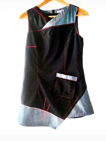 top tunique vintage 80s design structuré taille l 40 jonaty