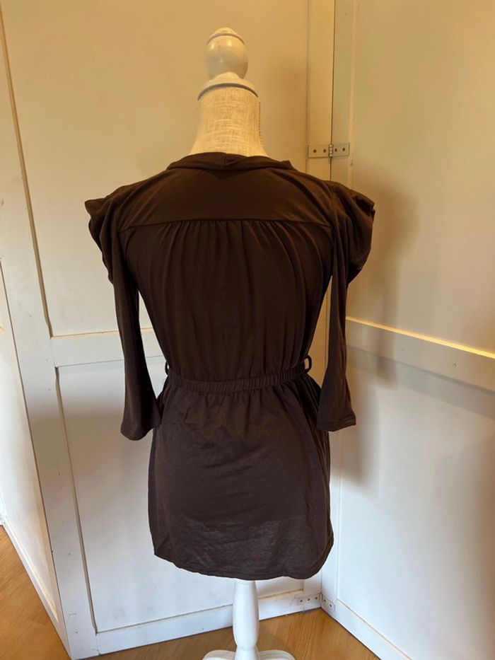 Tunique femme marron taille 2 marque xaro L/ 40 - photo numéro 2