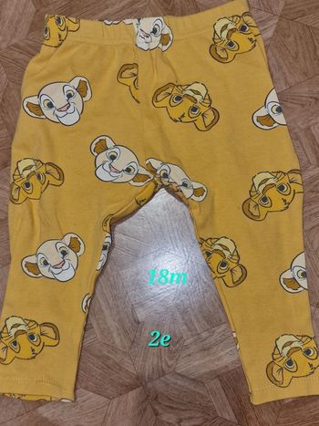 Pantalon le roi lion 18mois