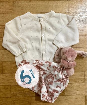 Gilet Petit Bateau - Taille 6 Mois - comme neuf  ! 🤍